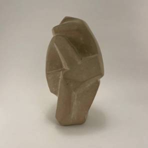 Lovers Carved Stone Sculpture